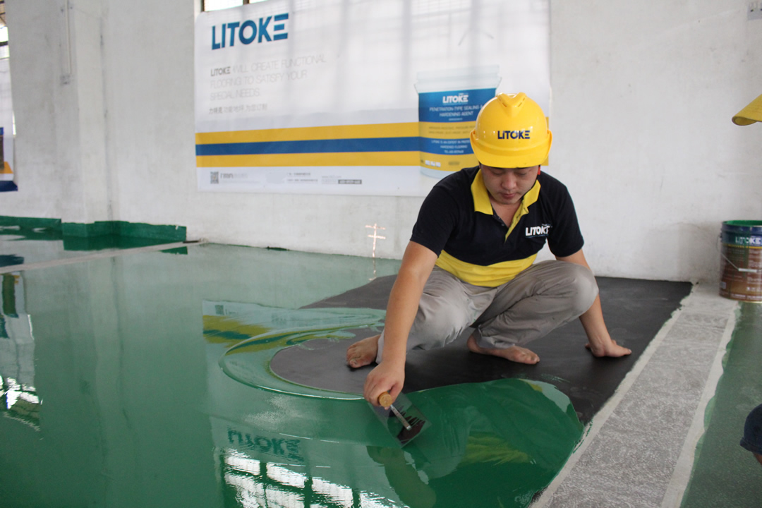 力特克環(huán)氧樹(shù)脂防靜電面涂地坪漆 力特克環(huán)氧樹(shù)脂防靜電面涂地坪漆